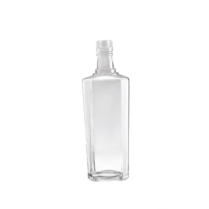 Factory Supply Flint Glass Mescal Gin Bottle Rum Whiskey Vodka Glass Bottle
