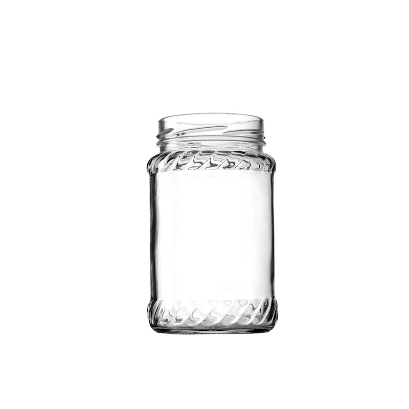 Wholesale Transparent Jars Food Grade Round Glass Jar