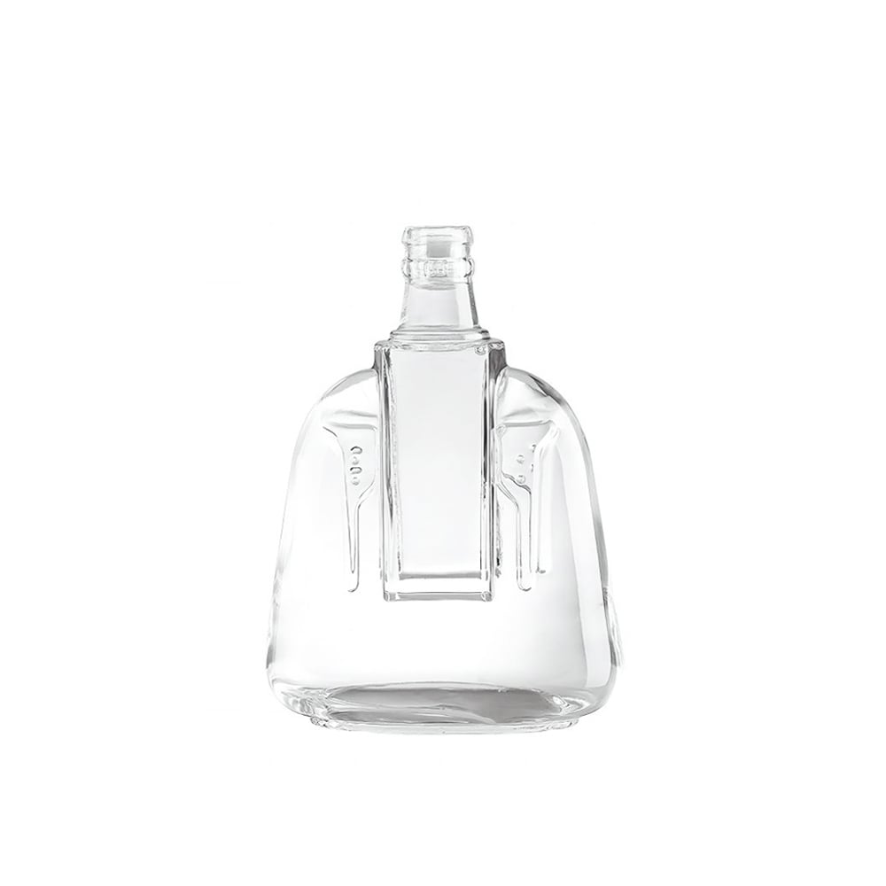 Wholesale Glass Wine Liquor Bottle Glass Brandy Gin Rum Vodka Spirits Bottle