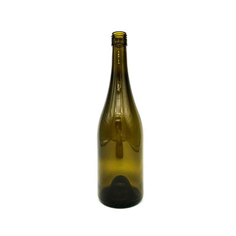 Factory 750ml Burgundy wine bottle antique green Glass Bottle