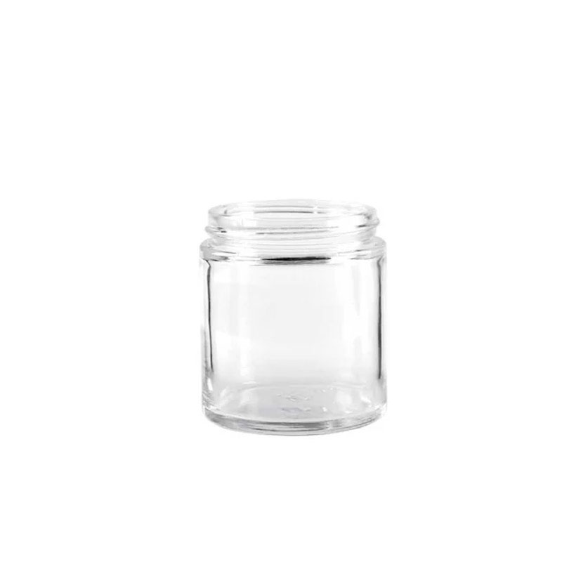Round Canned Food Grade Jar Kitchen Jam Mason Jar Glass Sealed Jar With Metal Screw Lid