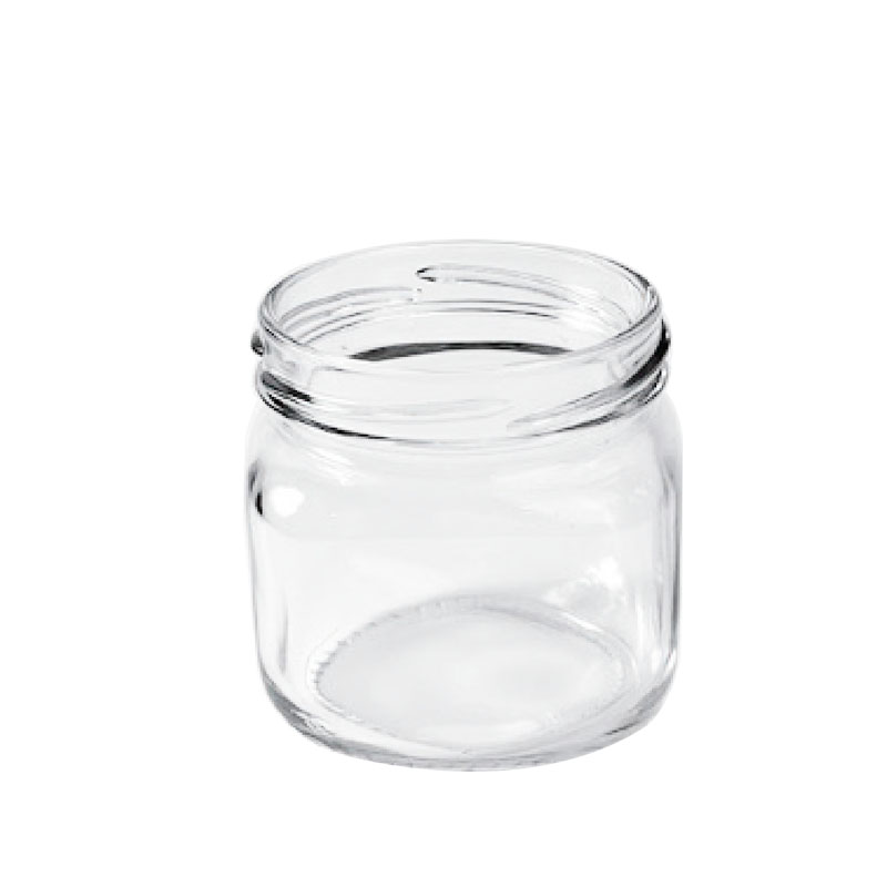 Customized wholesale Clear Glass Jars Food glass bottles jam jars sauce bottles
