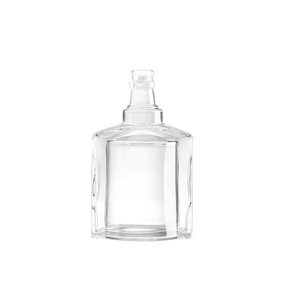 Empty Flint Glass Liquor Wine Whisky Vodka Tequila Bottle