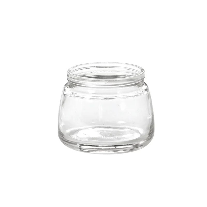 OEM Glass Clear empty cream jars