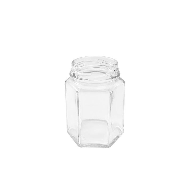 Empty Food Grade Honey Jar Glass Jar Sealed Glass Jar for Honey With Metal Lid