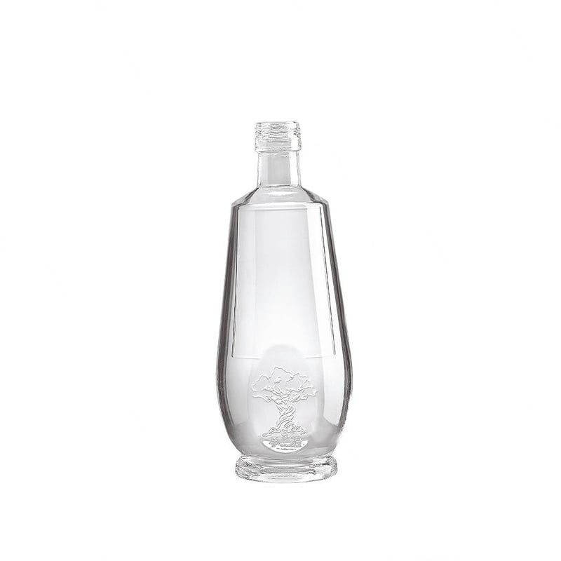 Empty Liquor Spirits Glass Fruit Wine Glass Bottle