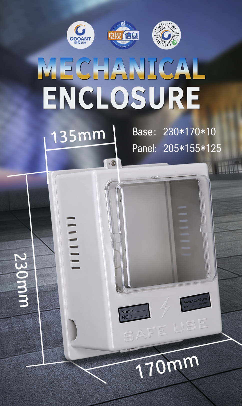 Plastic Mechanical Meter Box