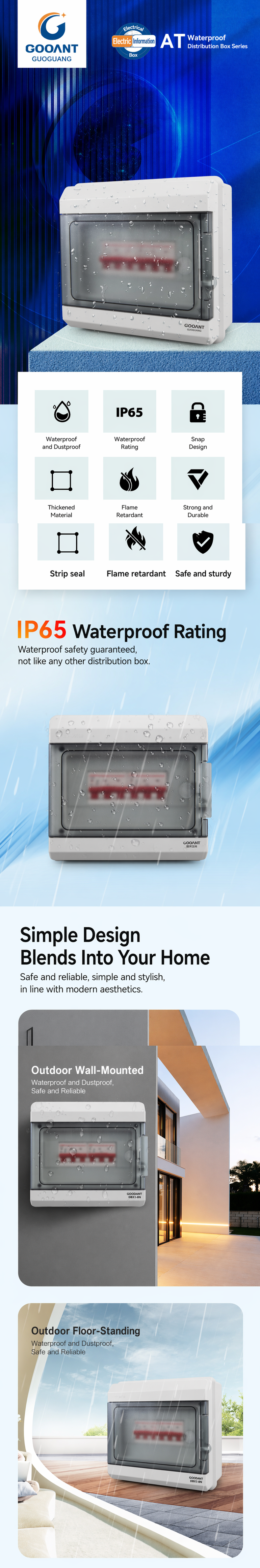 AT Series Waterproof Circuit Box
