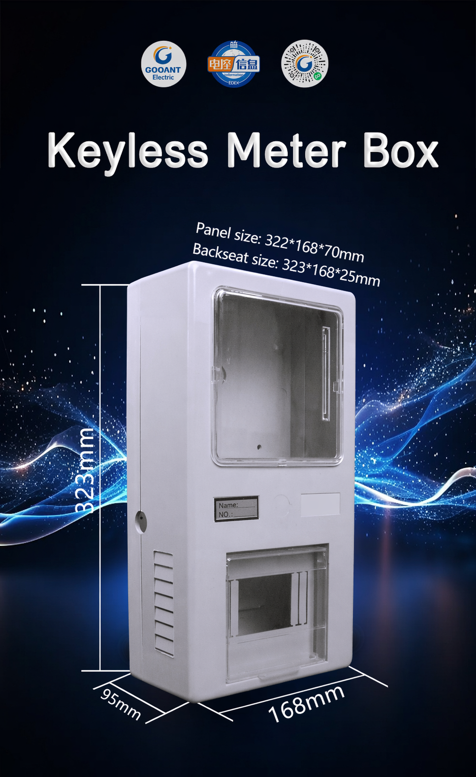 Unlockable Card-operated Meter Box