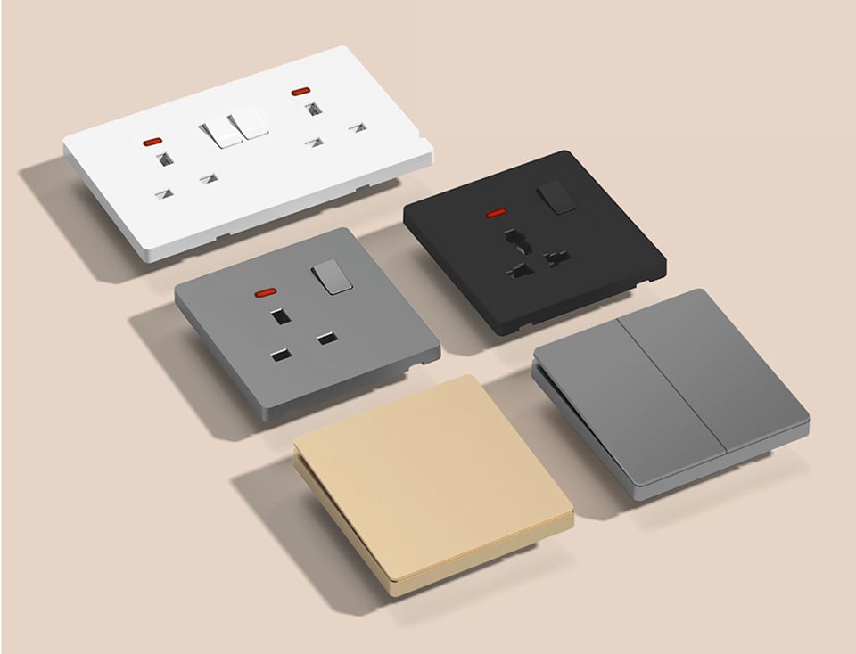 B1 series wall switches and sockets