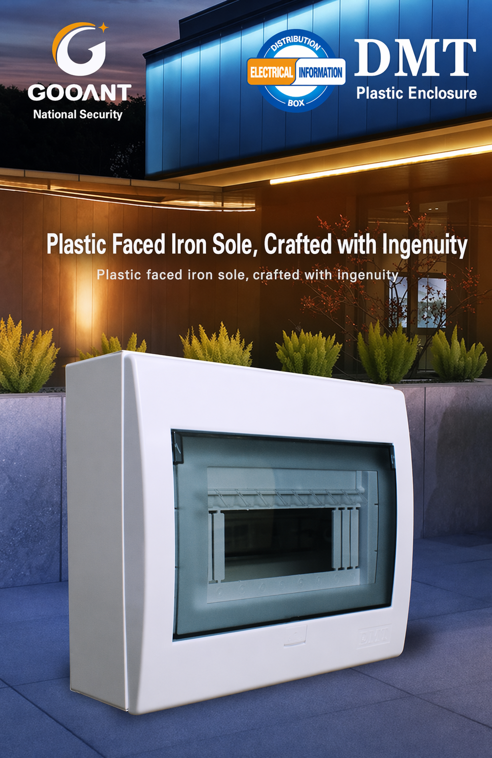 DMT Semi-plastic Lighting Distribution Box, Surface Mount