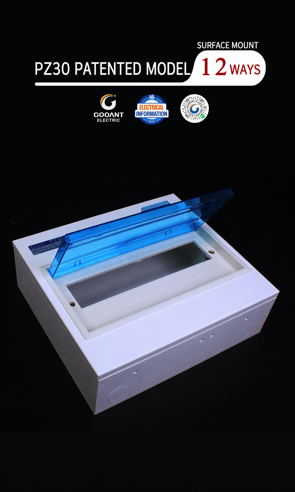 PZ30 Patented Type Surface Mount Distribution Box