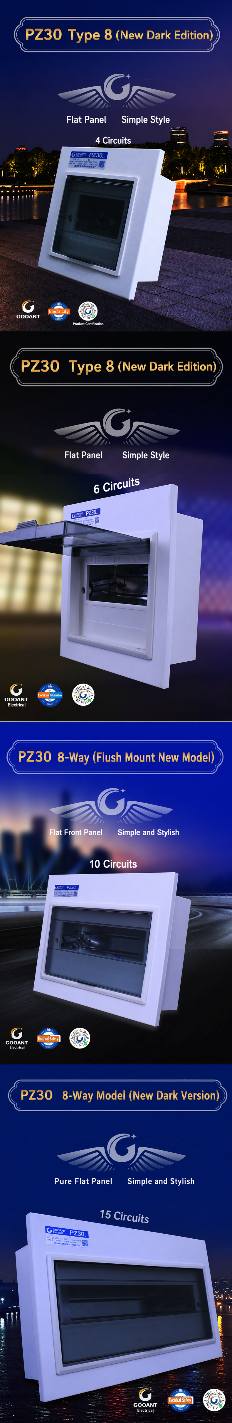 PZ30-81 Series Flush Mount Distribution Box