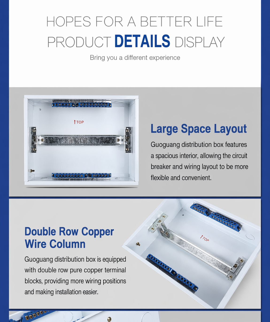 PZ30 Patented Type Flush Mount Distribution Box