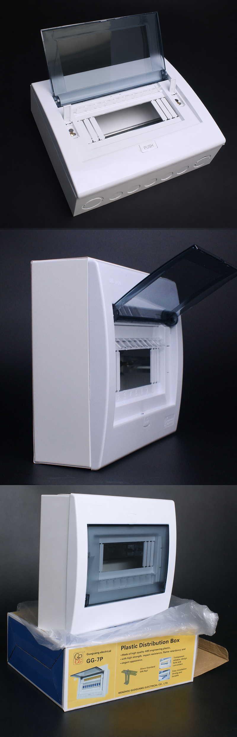 DMT Semi-plastic Lighting Distribution Box, Surface Mount