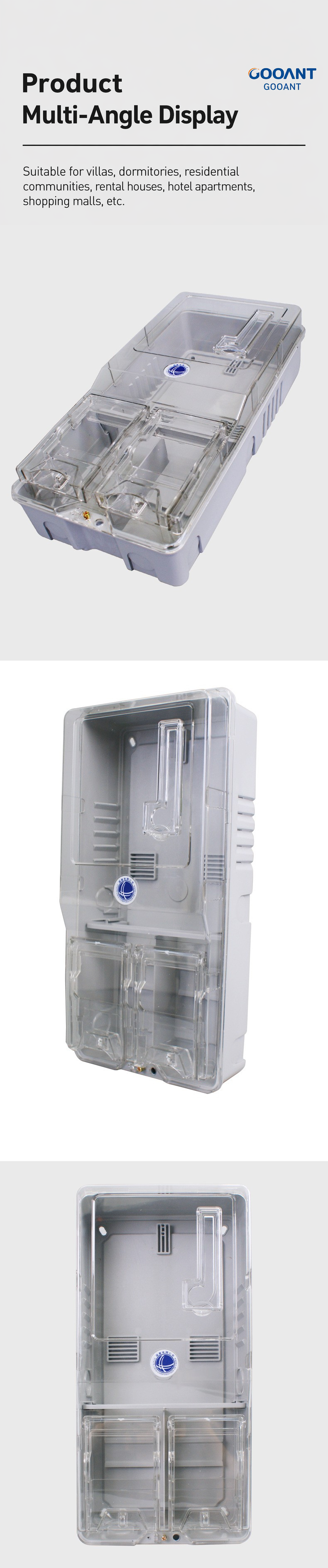 GA Transparent Electric Meter Box