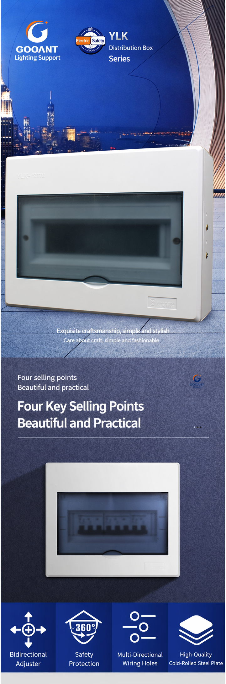 YLK Series Surface Mount Distribution Box