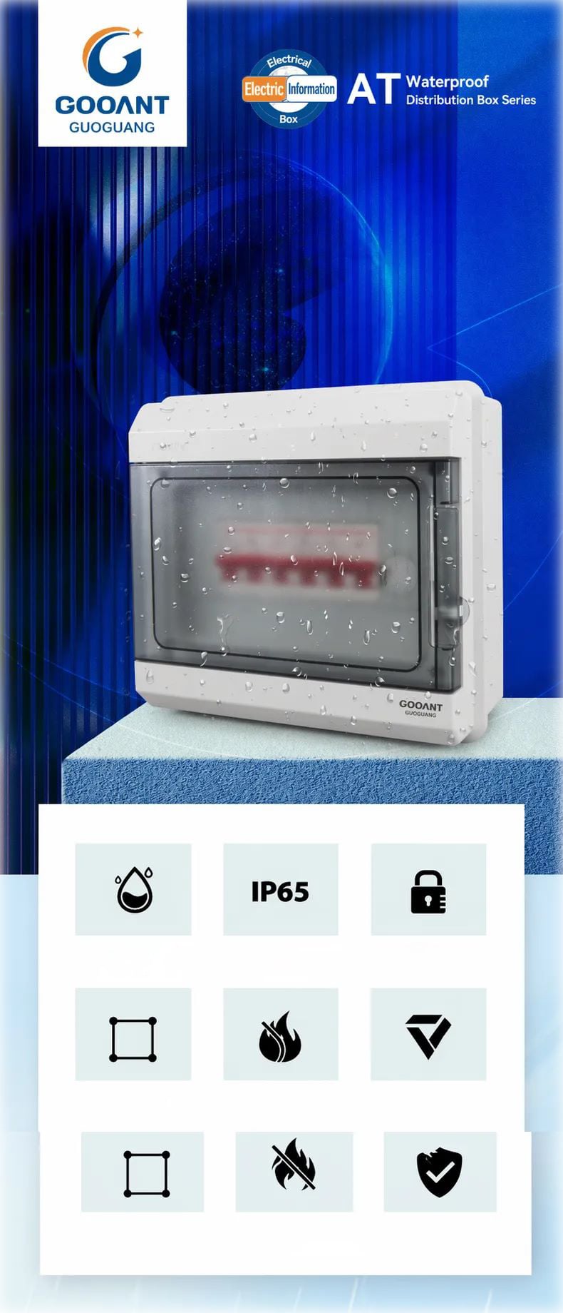 AT Series Waterproof Circuit Box