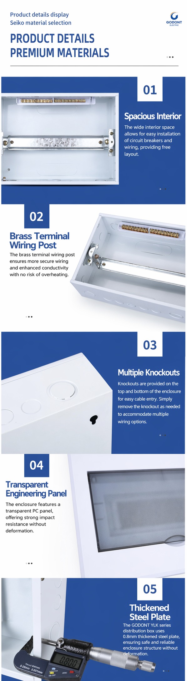 YLK Series Surface Mount Distribution Box