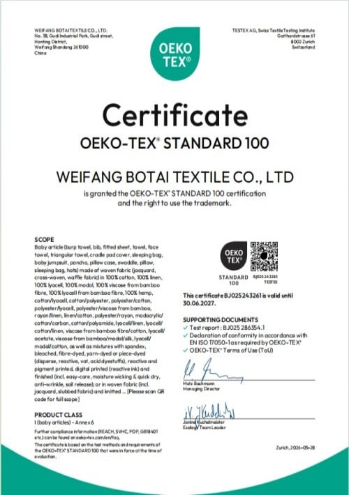 Ensuring Professional Excellence in Global Baby and Home Textiles