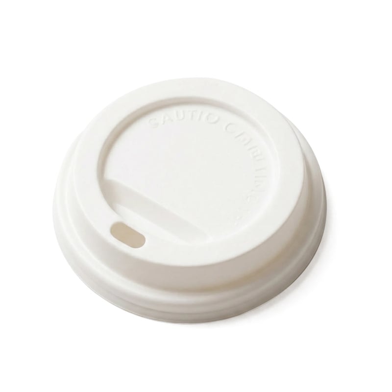 PET/PP Plastic Cup Lids with Straw Slot