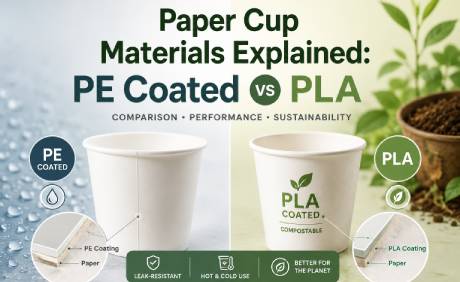 Paper Cup Materials Explained: PE Coated vs PLA