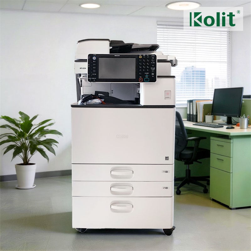 Remanufactured High-Speed B/W Digital MFP Ricoh MP6504 Commercial Multifunction Printing Flagship 