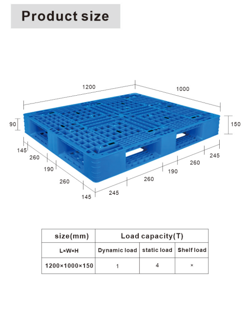 Stackable Plastic Pallet details