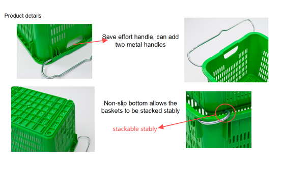 Heavy duty plastic crate manufacture
