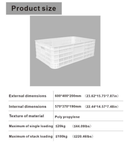 Plastic basket 4 manufacture