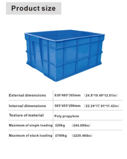 Heavy duty plastic crate supplier