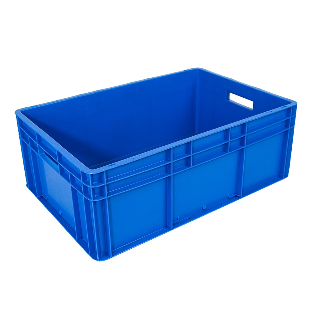 Heavy duty plastic crate