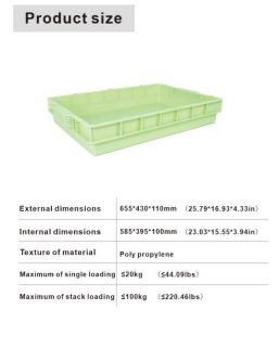 Heavy duty plastic crate factory