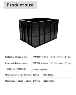 Heavy duty plastic crate supplier