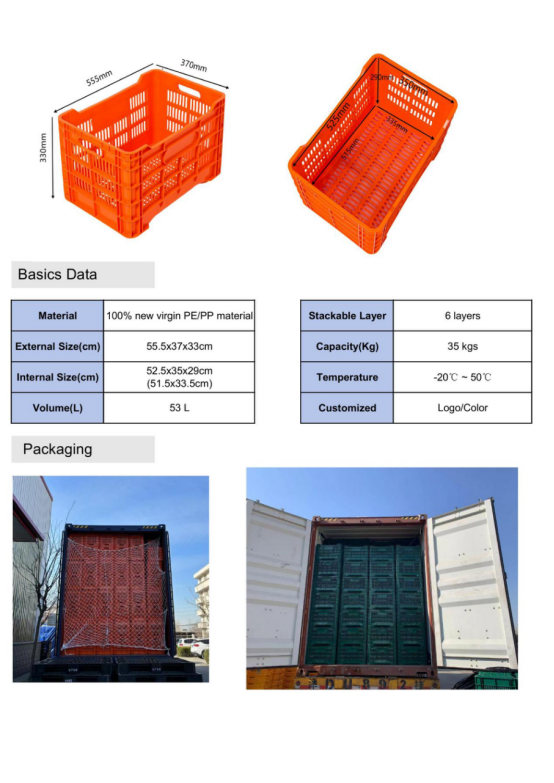 Plastic Basket Mango Basket supplier
