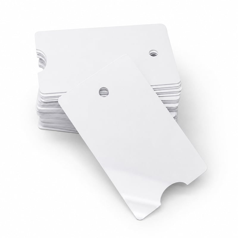 بطاقات RFID بيضاء غير منتظمة الشكل، بطاقات ذكية من نوع MIFARE DESFIRE EV3 بسعة 2 كيلوبايت و4 كيلوبايت و8 كيلوبايت، تُستخدم في عضويات الكبار المميزين (VIP) وأندية الولاء والدفع المسبق
