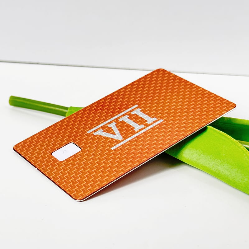Egendefinert farge, luksusmetallkort, blankt rustfritt stål med kontaktskive for IC-chip, til bank- / debetkort