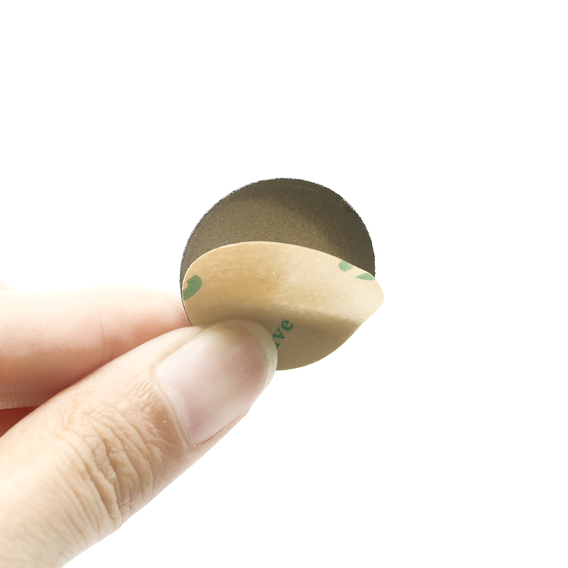 Etiquetas de epóxi NFC RFID redondas em PVC à prova d'água, cartões NFC bonitos para redes sociais, para colar no telefone celular