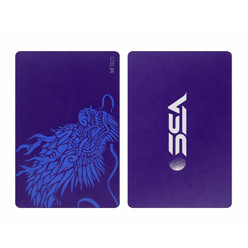 Двусторонняя читаемая RFID-карта с металлическим сердечником, MIFARE DESFire EV3, 8 КБ, сканирование с обеих сторон для премиальных платёжных карт на заводе