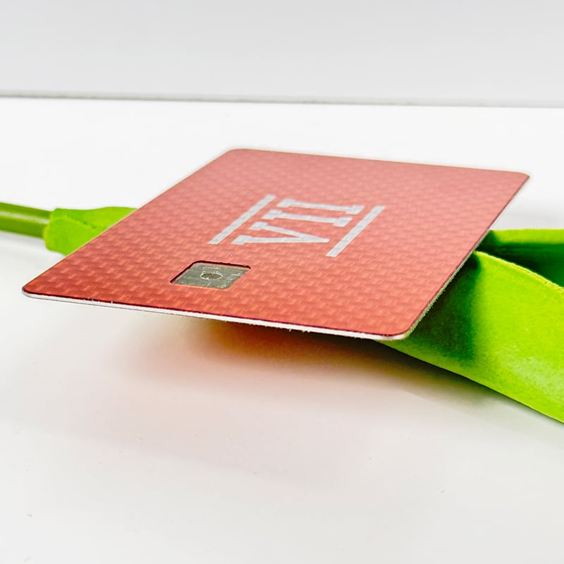 Egendefinert farge, luksusmetallkort, blankt rustfritt stål med kontaktskive for IC-chip, til bank- / debetkort