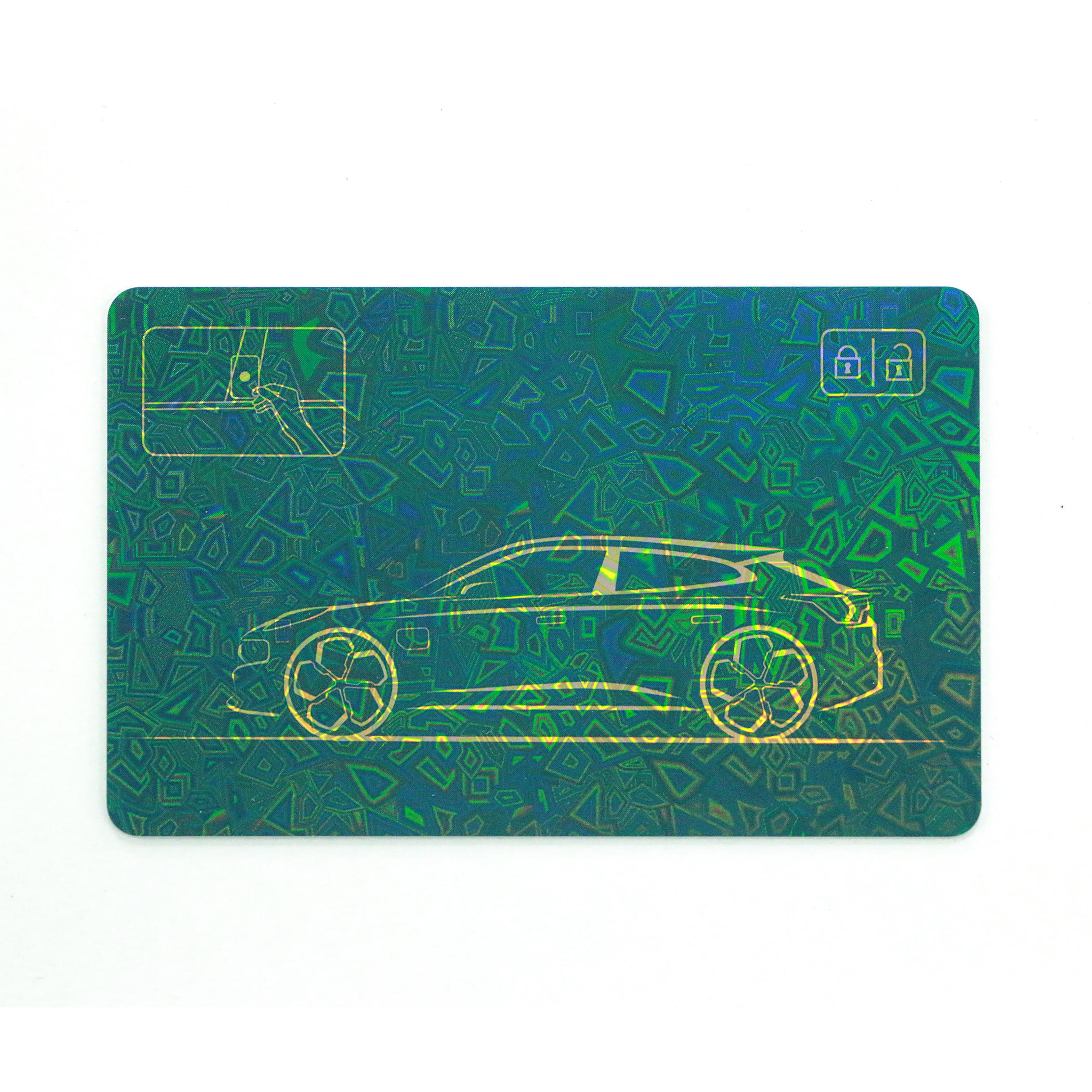 MIFARE DESFIRE EV3 2K mukautettu holograafinen suunnittelu RFID-kortit NFC-pääsy lasermerkitsemistä varten