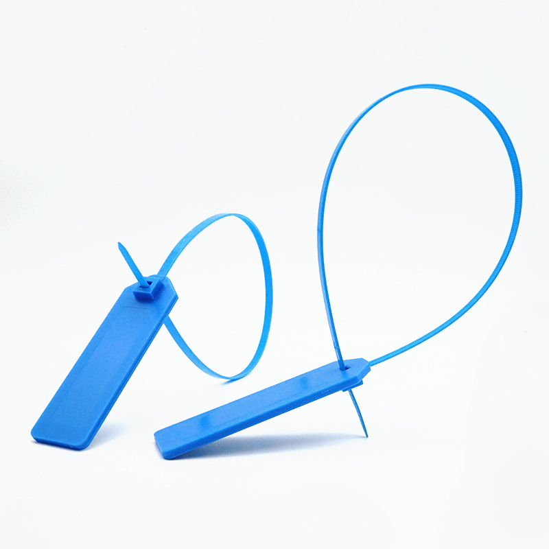 علامة كابل UHF RFID 860-960MHz ذات ختم واحد لإدارة التتبع