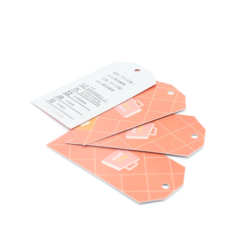 RFID етикет за облекло HF UHF облекло hangtag етикет rfid хартиени етикети за управление на облекло