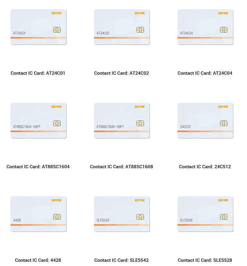 SLE4442 접점식 IC 카드, 256바이트 EEPROM, ISO7816, 호텔 키 카드, 선불형 계량기, 출입 통제, 로열티 프로그램용