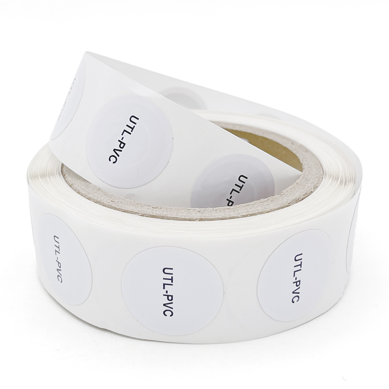 ISO 14443A HF RFID Circle Label Sticker 13.56MHz RFID White Tag with Chip MIFARE Ultralight EV1