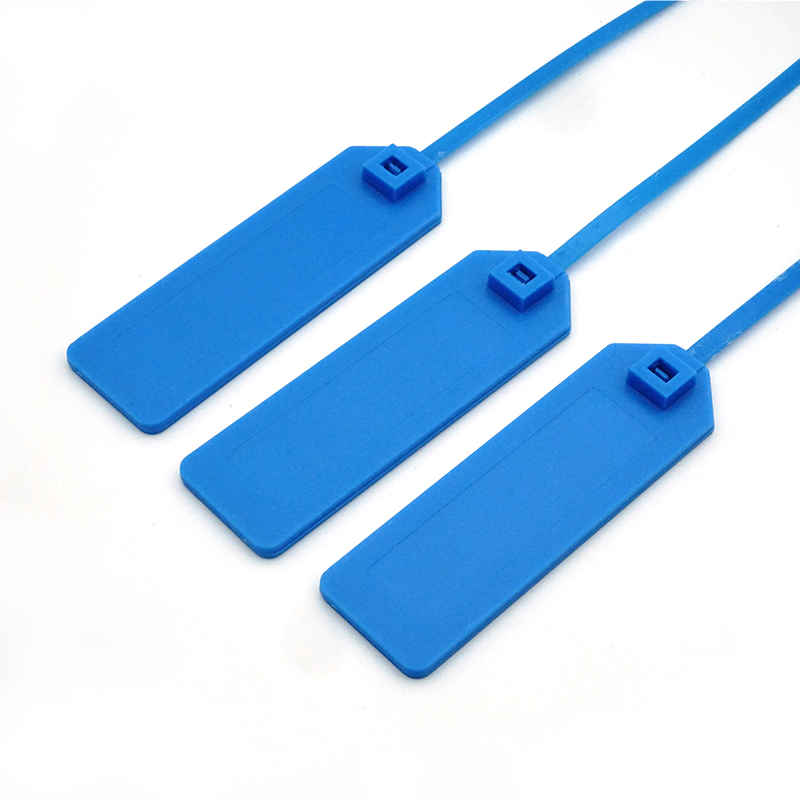 علامة كابل UHF RFID 860-960MHz ذات ختم واحد لإدارة التتبع