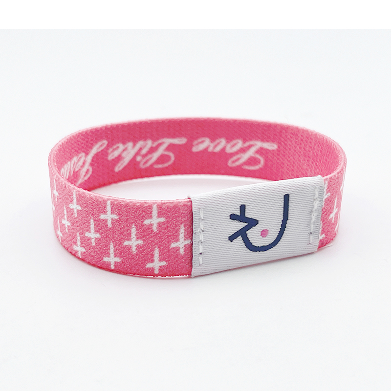 Wholesale RFID Wristband Factory LF HF UHF RFID NFC Woven Bracelets for Concert Tickets