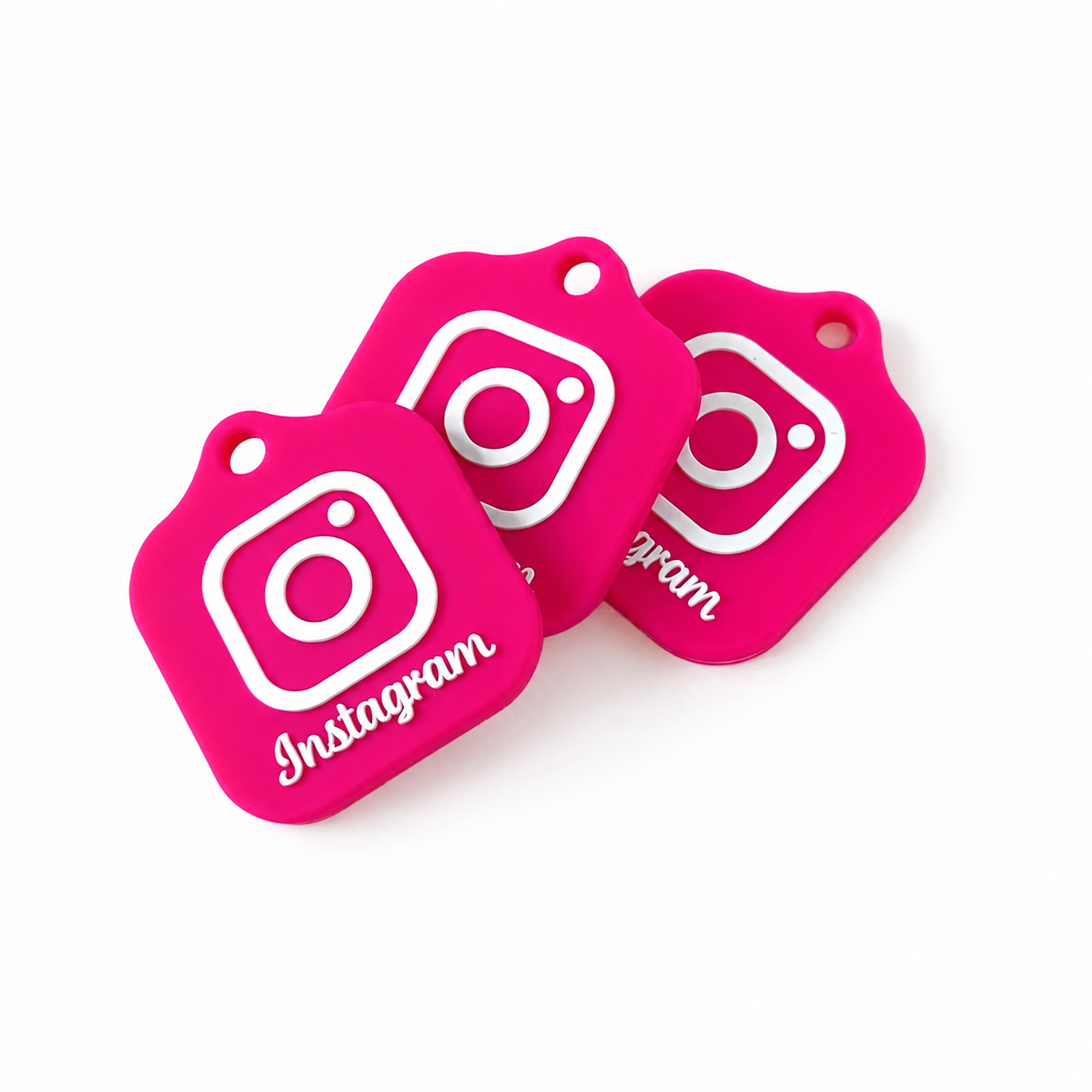 Custom 3D Silicone NFC Tags for Social Media Ntag213 215 216 Logo Printed Google Review Instagram TikTok Etichetta NFC Tag