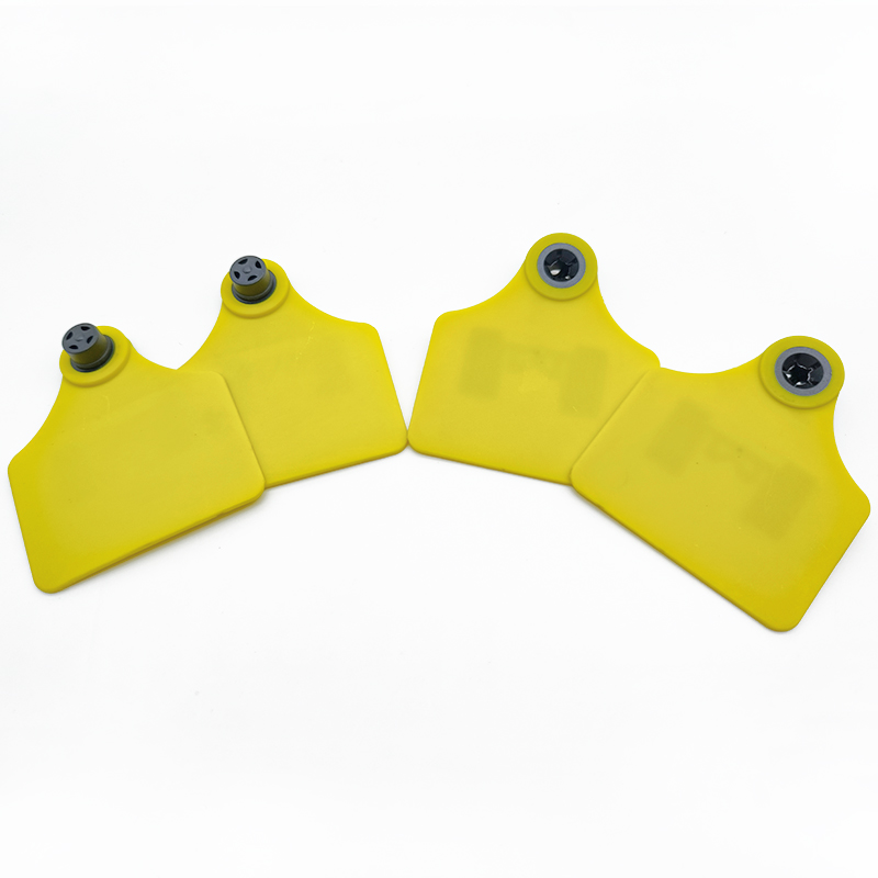 Etiqueta auricular RFID para animais Protocolo ISO18000-6c Etiqueta auricular UHF para gerenciamento de gado