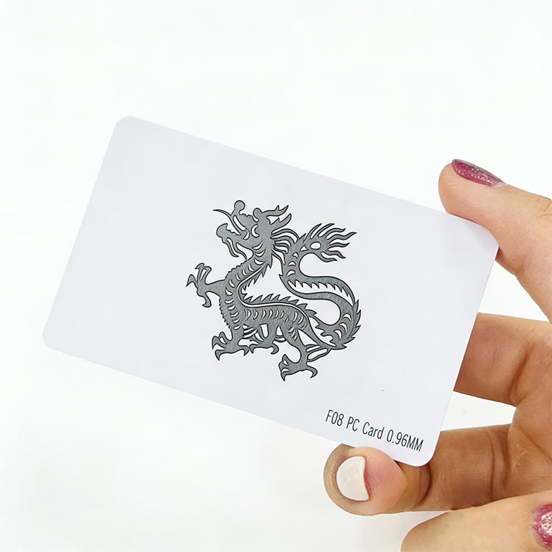 ISO14443A 13.56mhz High Hardness Fully PC Material FM11RF08 RFID Identify PC Cards Custom